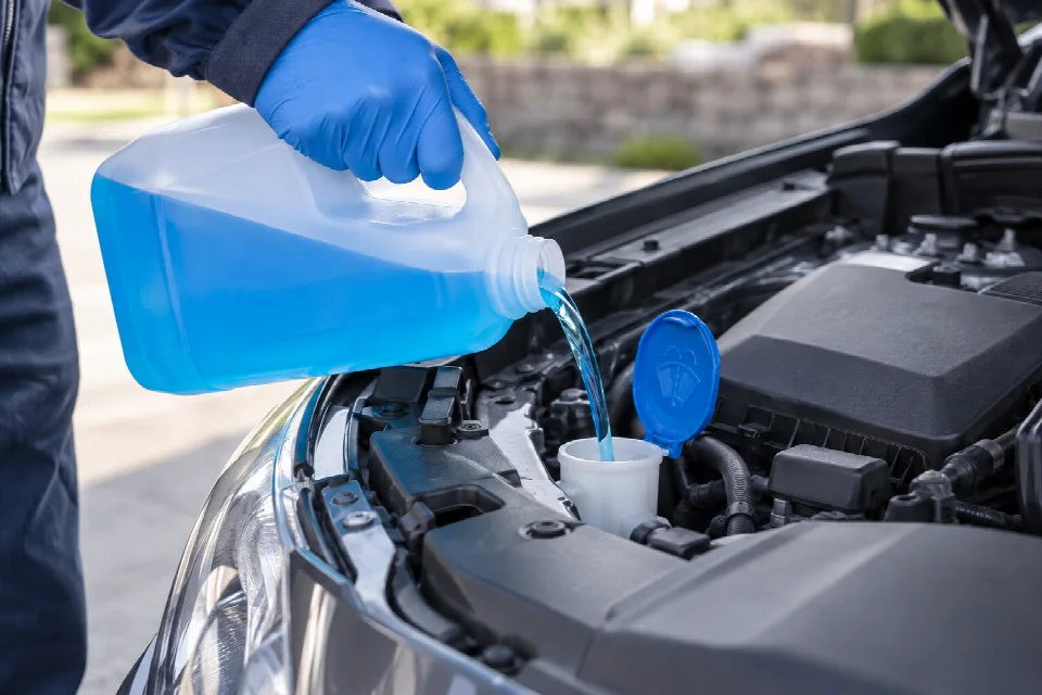Illustration of a cleaning application