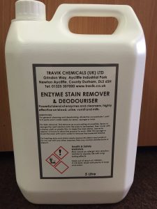 Enzyme stain remover